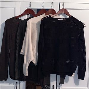 LOT of 4 sweaters - Zara, H&M, Dex & Suzy Shier 💕